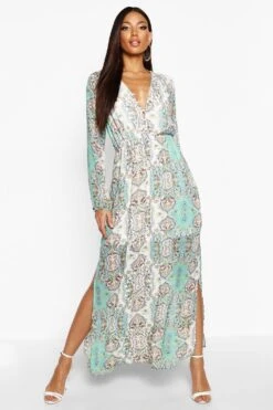 Maxikleid Mit Paisley-Print