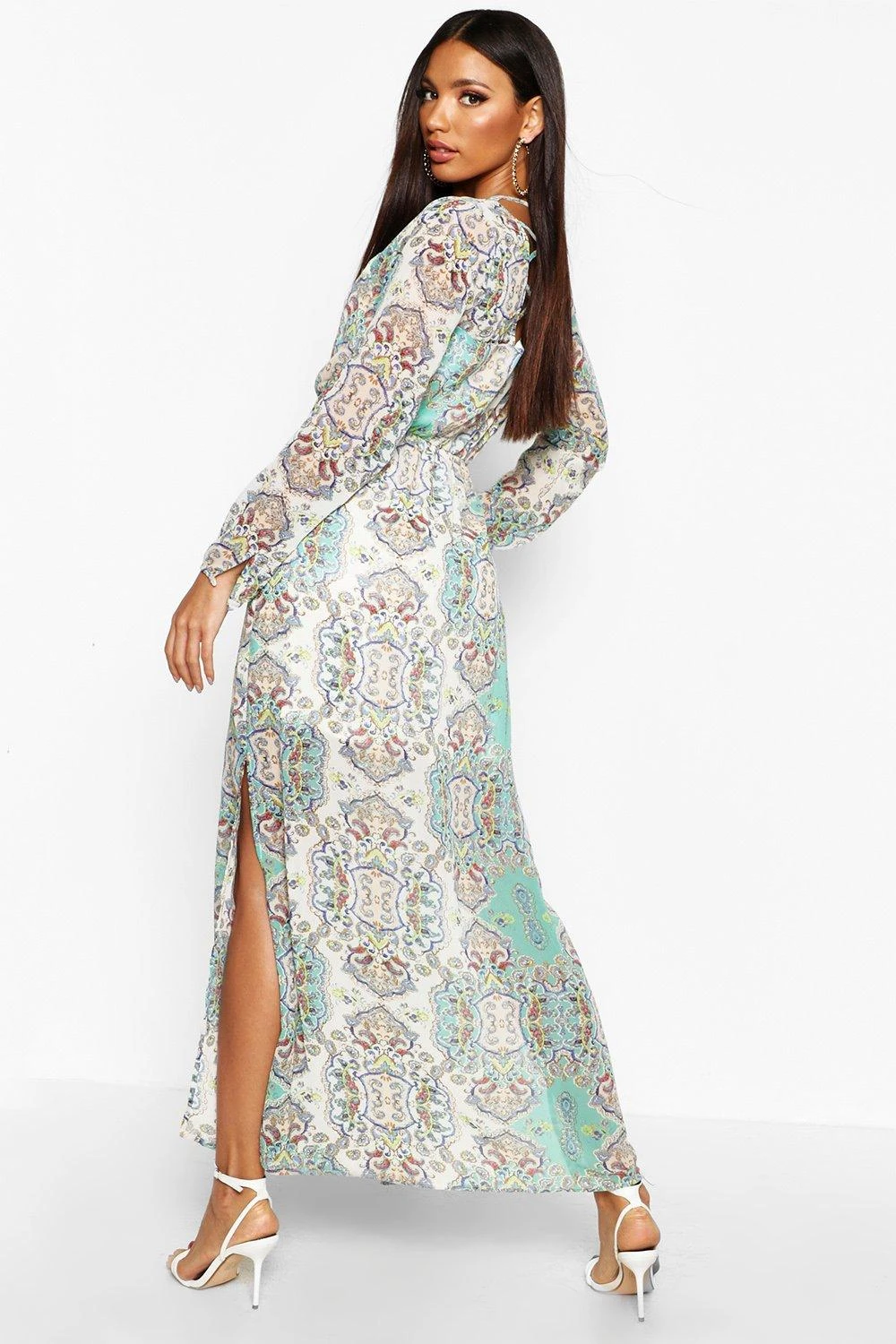 Maxikleid Mit Paisley-Print 2 Maxikleid Mit Paisley-Print – Bild 2