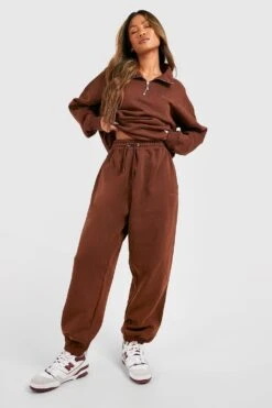 Recycelte Premium Oversize Jogginghose -Günstiges Mode Takt Geschäft fzz23660 chocolate xl 2
