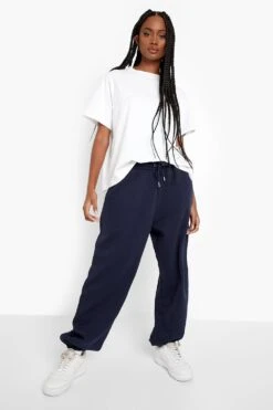 Recycelte Oversize Jogginghose -Günstiges Mode Takt Geschäft fzz24805 navy xl 2