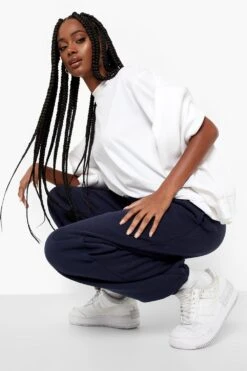 Recycelte Oversize Jogginghose -Günstiges Mode Takt Geschäft fzz24805 navy xl 3