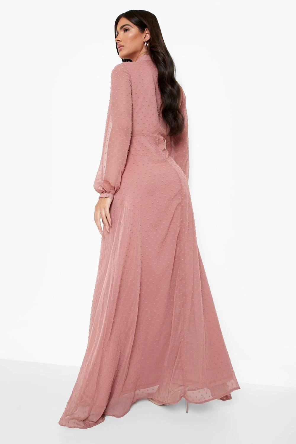 Langärmliges Wickel-Maxikleid 2 Langärmliges Wickel-Maxikleid – Bild 2