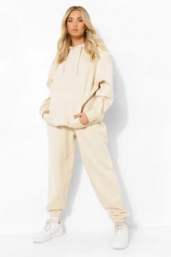 Basic Oversized-Jogginghose -Günstiges Mode Takt Geschäft fzz51311 stone xl 2