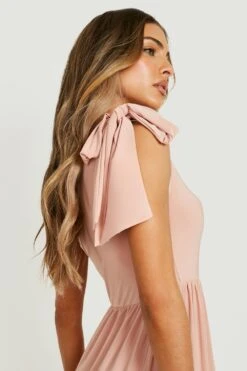 Einärmliges Maxikleid -Günstiges Mode Takt Geschäft gzz14898 blush xl 3