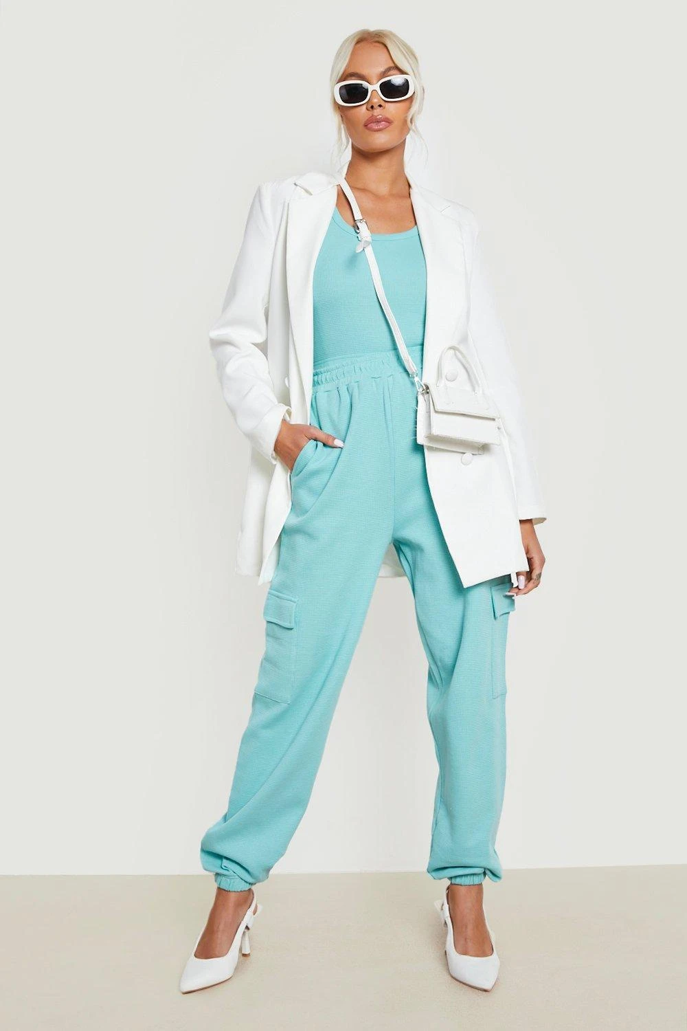 Jogginghose Mit Cargo-Taschen In Waffeloptik 3 Jogginghose Mit Cargo-Taschen In Waffeloptik – Bild 3