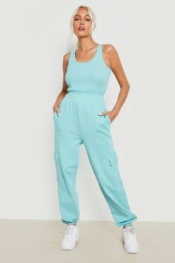 Jogginghose Mit Cargo-Taschen In Waffeloptik 7 Jogginghose Mit Cargo-Taschen In Waffeloptik -Günstiges Mode Takt Geschäft gzz17723 sage xl 3