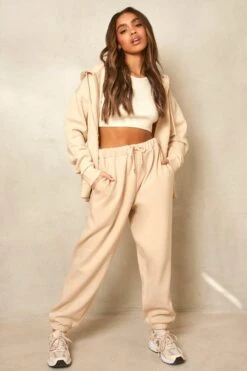 Recycelte Basic Oversize Sweat-Jogginghose 6 Recycelte Basic Oversize Sweat-Jogginghose -Günstiges Mode Takt Geschäft gzz34654 stone xl 2