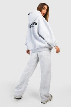 Premium Jogginghose Mit Geradem Bein Und Slogan 5 Premium Jogginghose Mit Geradem Bein Und Slogan -Günstiges Mode Takt Geschäft gzz34918 ash20grey xl 1