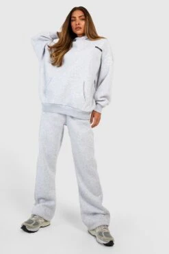 Premium Jogginghose Mit Geradem Bein Und Slogan 6 Premium Jogginghose Mit Geradem Bein Und Slogan -Günstiges Mode Takt Geschäft gzz34918 ash20grey xl 2