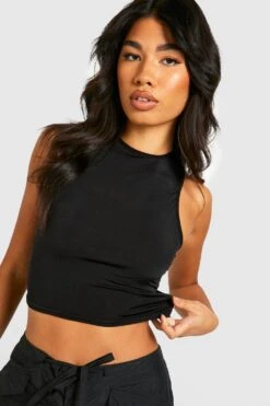 Racer Crop Top -Günstiges Mode Takt Geschäft gzz35046 black xl 3