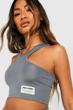 Active Racer Crop Top 7 Active Racer Crop Top -Günstiges Mode Takt Geschäft gzz36101 charcoal xl 3