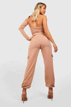 Strukturierte Cargo-Jogginghose 5 Strukturierte Cargo-Jogginghose -Günstiges Mode Takt Geschäft gzz37854 camel xl 1