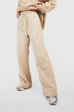 Basic Jogginghose Mit Weitem Bein -Günstiges Mode Takt Geschäft gzz39541 stone xl 3