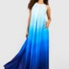 Maxikleid Mit Farbverlauf-Print