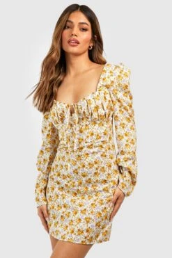 Skaterkleid Mit Floralem Print