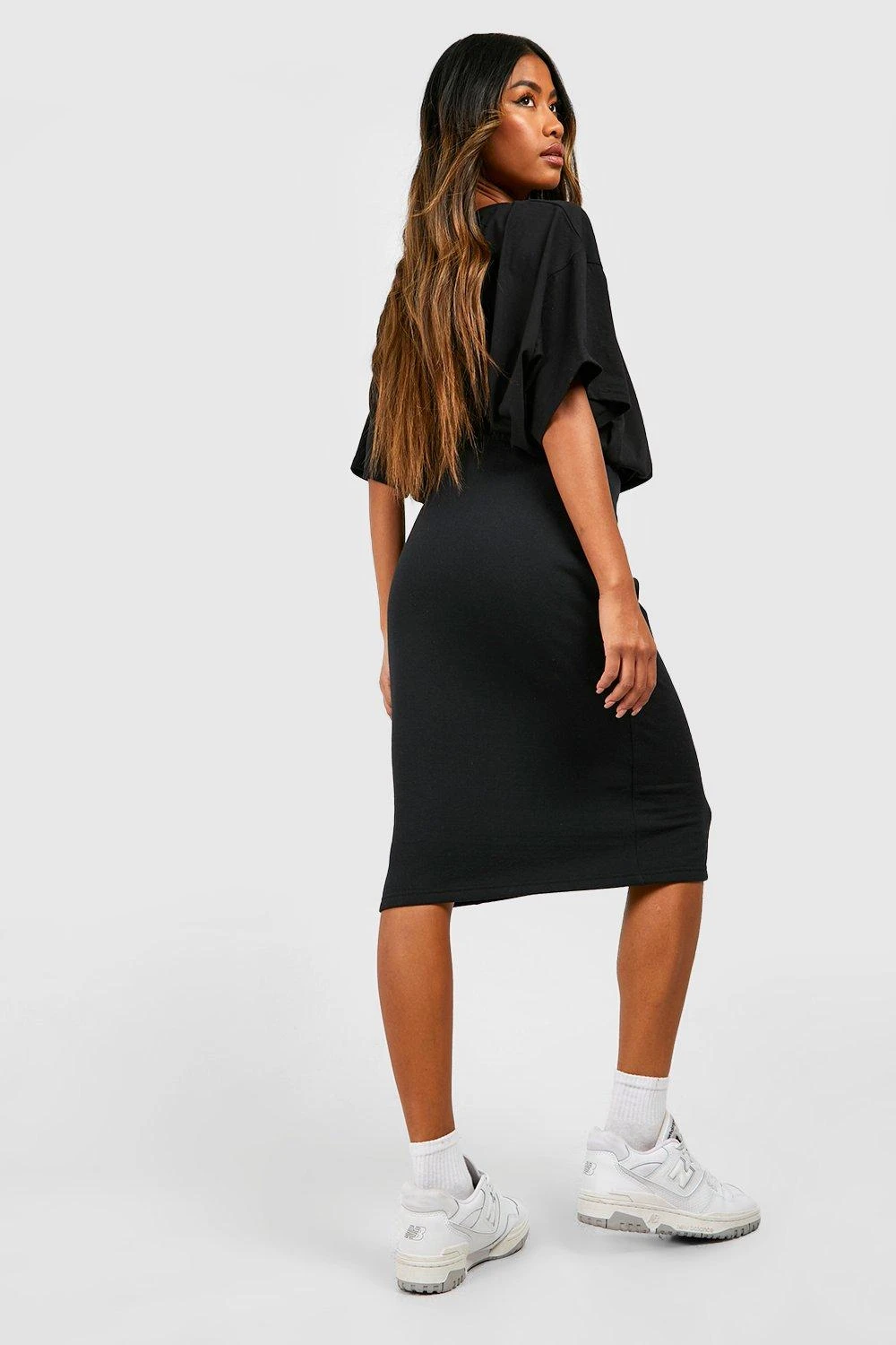 Sweat-Midirock Mit Kordelzug 2 Sweat-Midirock Mit Kordelzug – Bild 2