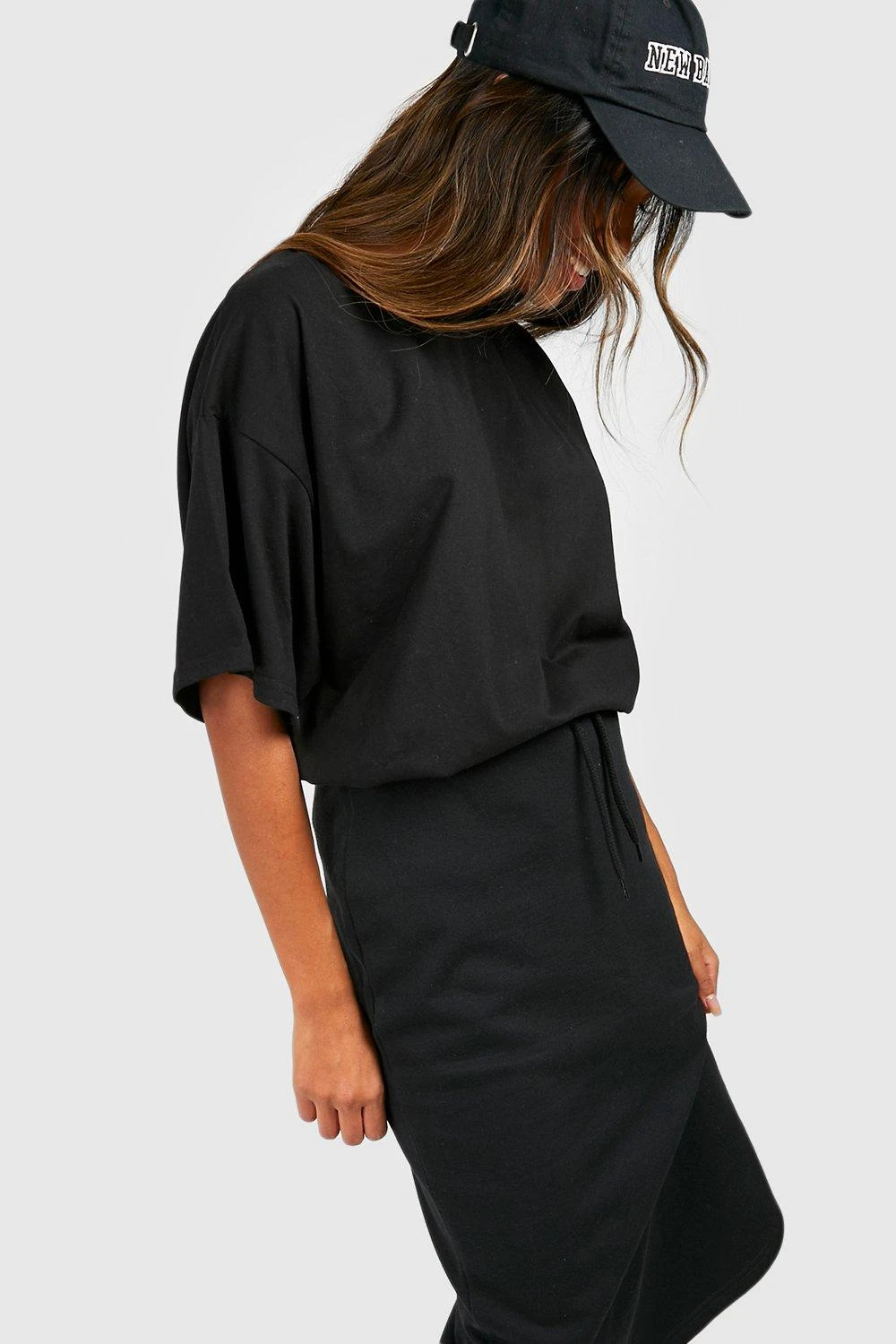 Sweat-Midirock Mit Kordelzug 3 Sweat-Midirock Mit Kordelzug – Bild 3