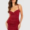Bodycon-Kleid Mit Wickel-Detail