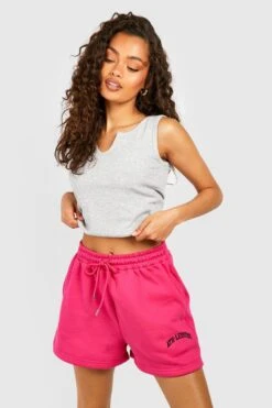 Bestickte Jogger-Shorts