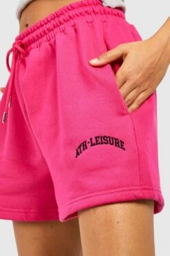 Bestickte Jogger-Shorts -Günstiges Mode Takt Geschäft gzz51074 hot20pink xl 3
