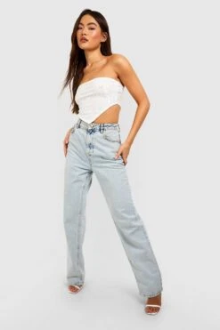 Strukturiertes Jersey Crop Top -Günstiges Mode Takt Geschäft gzz51981 white xl 2