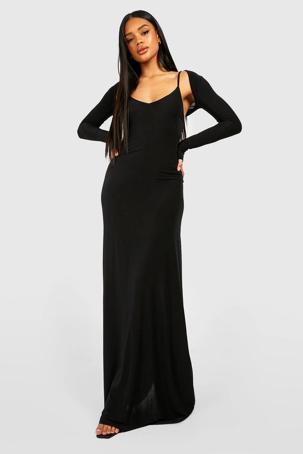 Bolero-Maxikleid 1 Bolero-Maxikleid