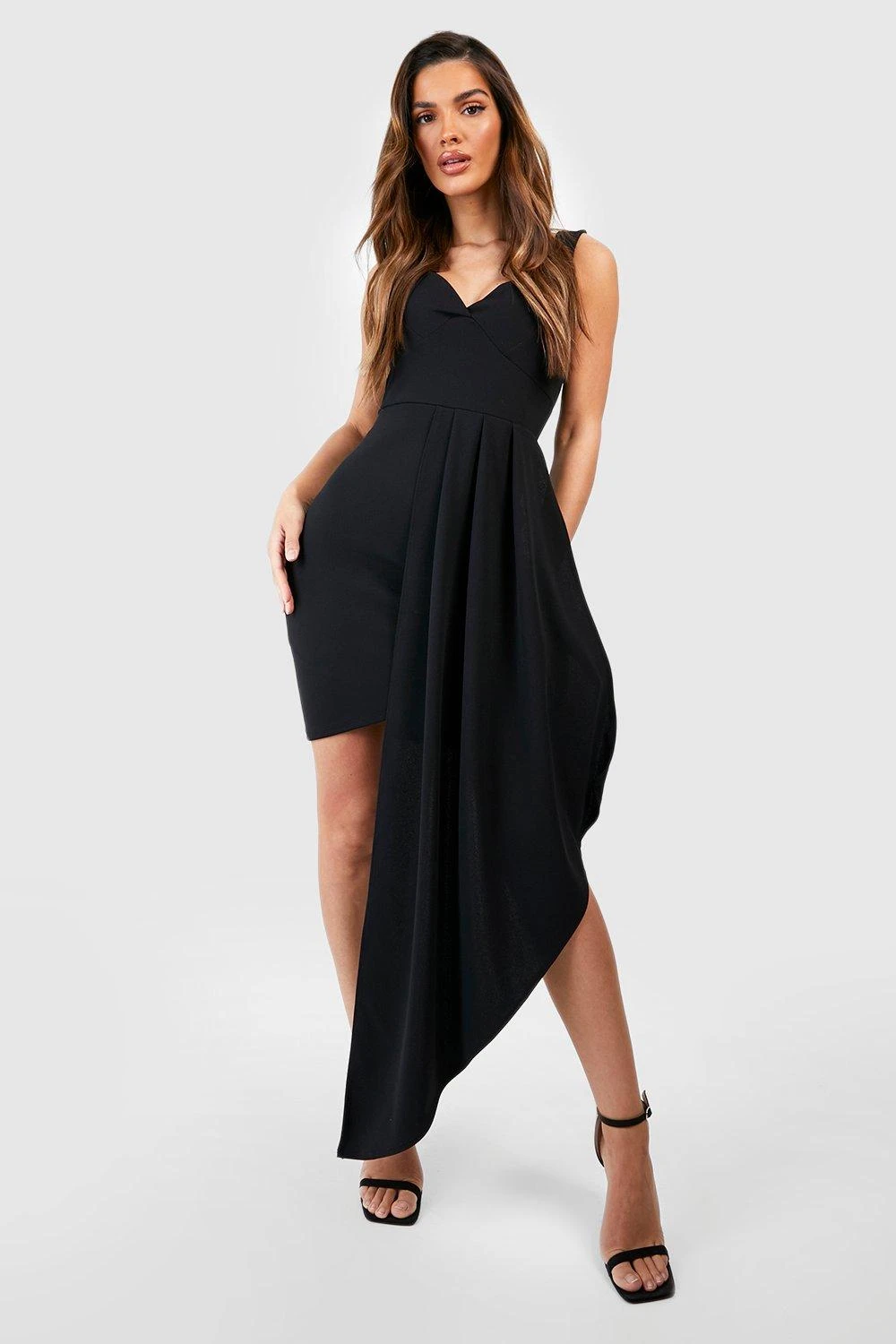 Wickel-Minikleid Mit Drapiertem Detail 3 Wickel-Minikleid Mit Drapiertem Detail – Bild 3