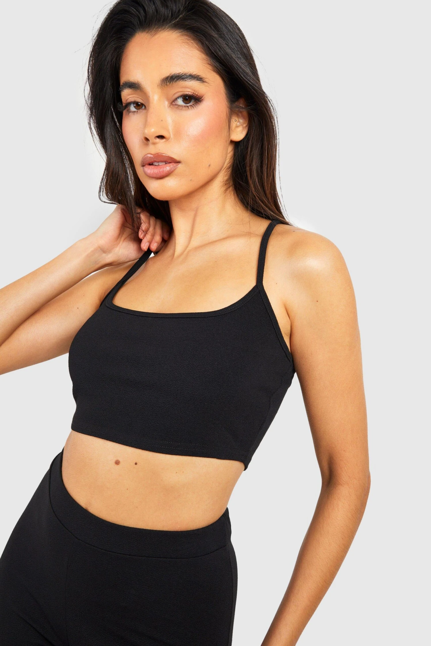 Jersey Crop Top Aus Crepestoff 1 Jersey Crop Top Aus Crepestoff