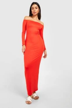 Basics Bardot-Maxikleid
