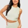 Soft Touch Racer Crop Top